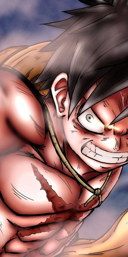 Phone wallpaper: Monkey D Luffy, One Piece, Anime free download