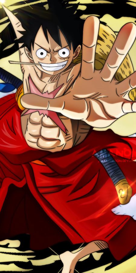 Phone wallpaper: Monkey D Luffy, One Piece, Anime free download