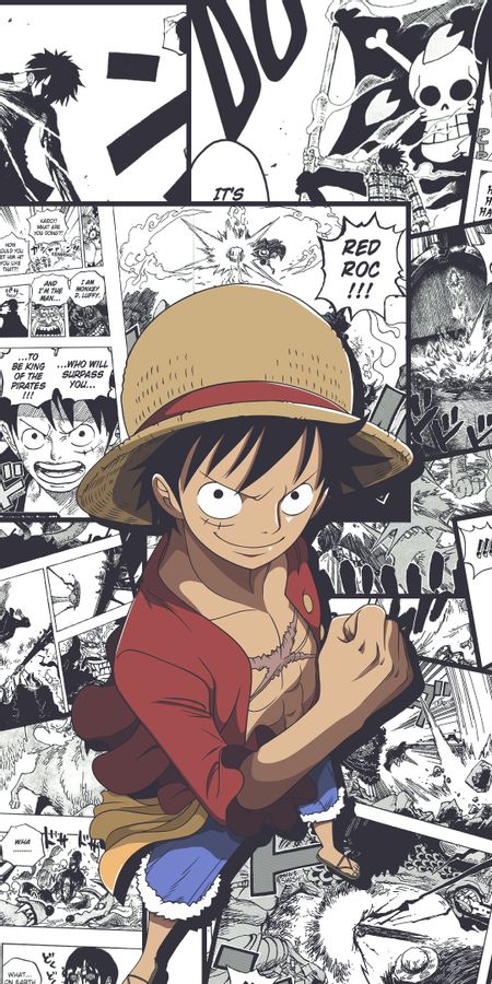 Phone wallpaper: Monkey D Luffy, One Piece, Anime free download