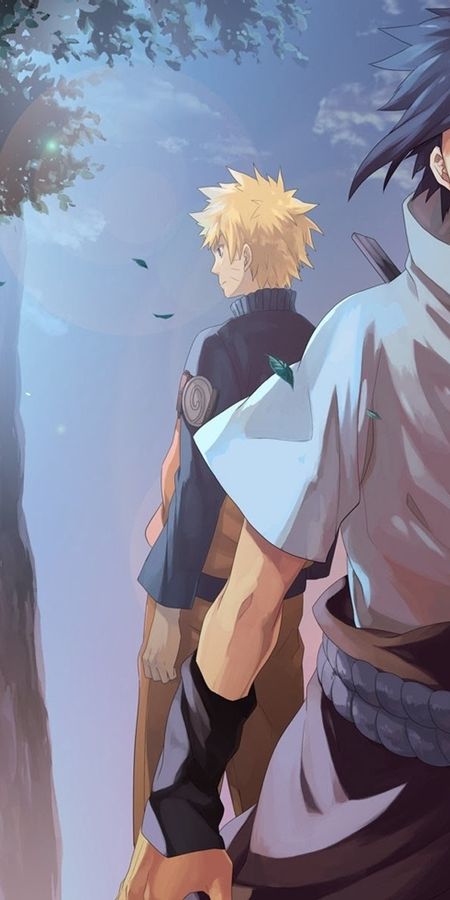 Phone wallpaper: Anime, Naruto, Naruto Uzumaki, Sasuke Uchiha free download