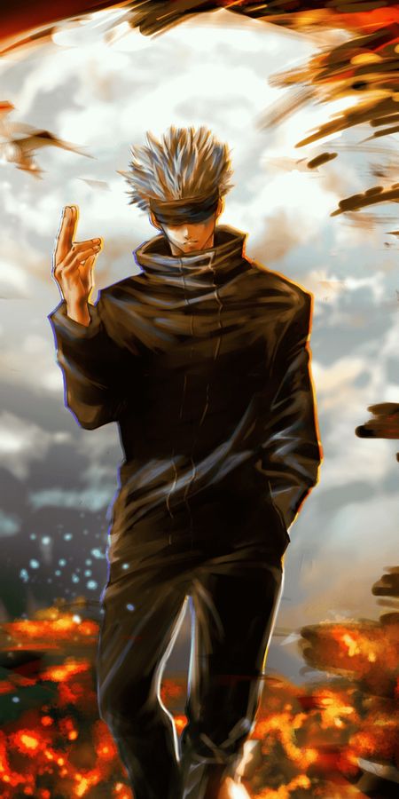 Phone wallpaper: Anime, Satoru Gojo, Jujutsu Kaisen free download