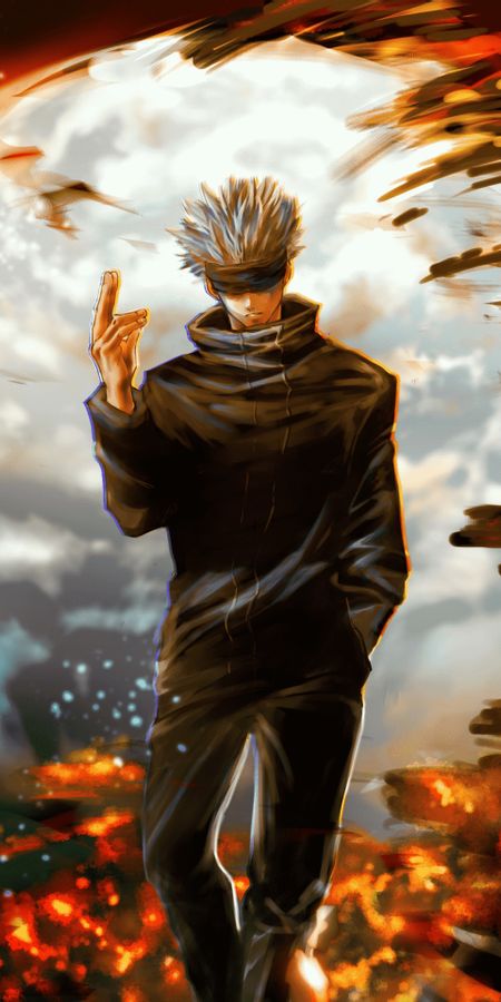 Phone wallpaper: Anime, Satoru Gojo, Jujutsu Kaisen free download