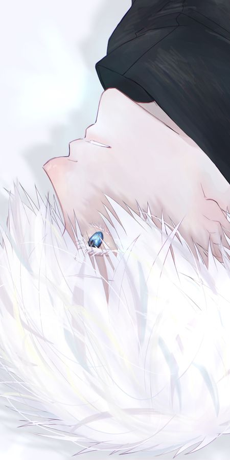 Phone wallpaper: Anime, Blue Eyes, White Hair, Satoru Gojo, Jujutsu Kaisen free download