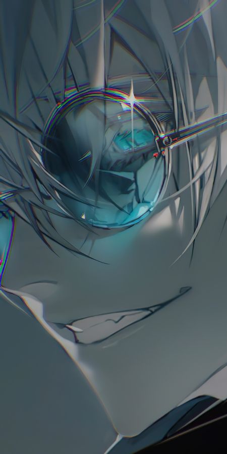 Phone wallpaper: Anime, Blue Eyes, Satoru Gojo, Jujutsu Kaisen free download