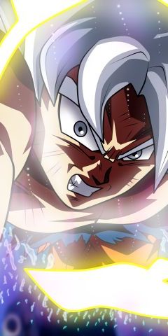 Phone wallpaper: Anime, Dragon Ball, Goku, Dragon Ball Super, Ultra Instinct (Dragon Ball) free download