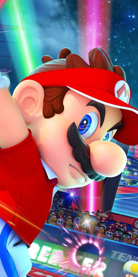 Phone wallpaper: Mario, Video Game, Mario Tennis Aces free download