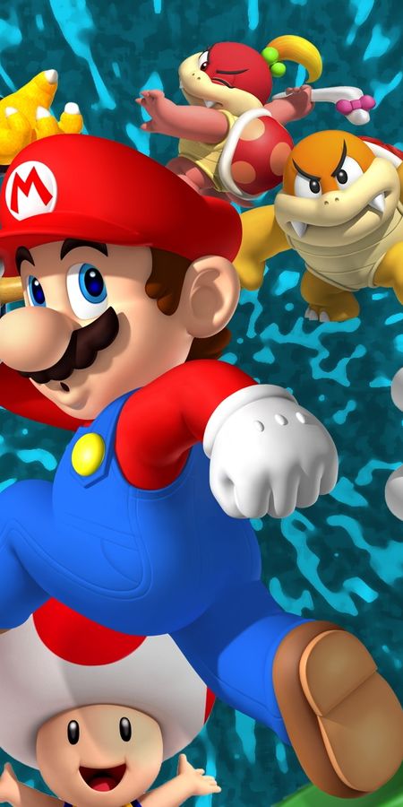 Phone wallpaper: Super Mario 3D Land, Mario, Video Game free download