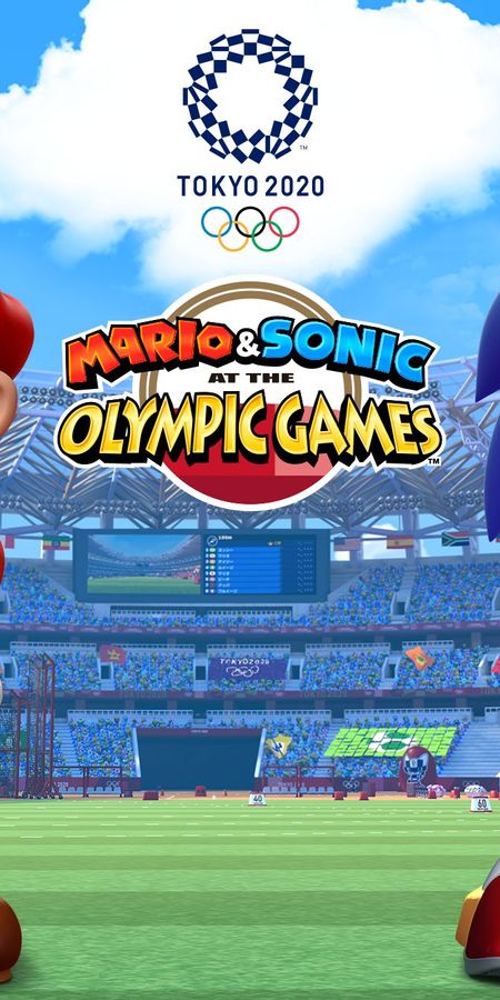 Phone wallpaper: Mario, Video Game, Sonic The Hedgehog, Mario & Sonic At The Olympic Games Tokyo 2020 free download
