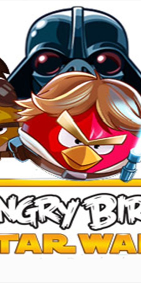 Phone wallpaper: Angry Birds, Video Game, Angry Birds: Star Wars free download