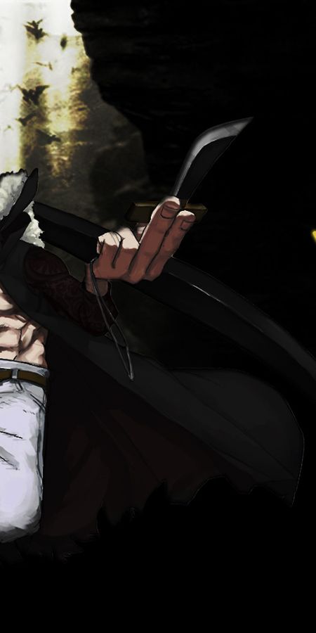 Phone wallpaper: Dracule Mihawk, One Piece, Anime free download