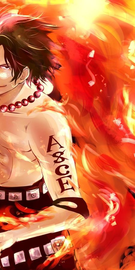 Phone wallpaper: One Piece, Portgas D Ace, Anime free download