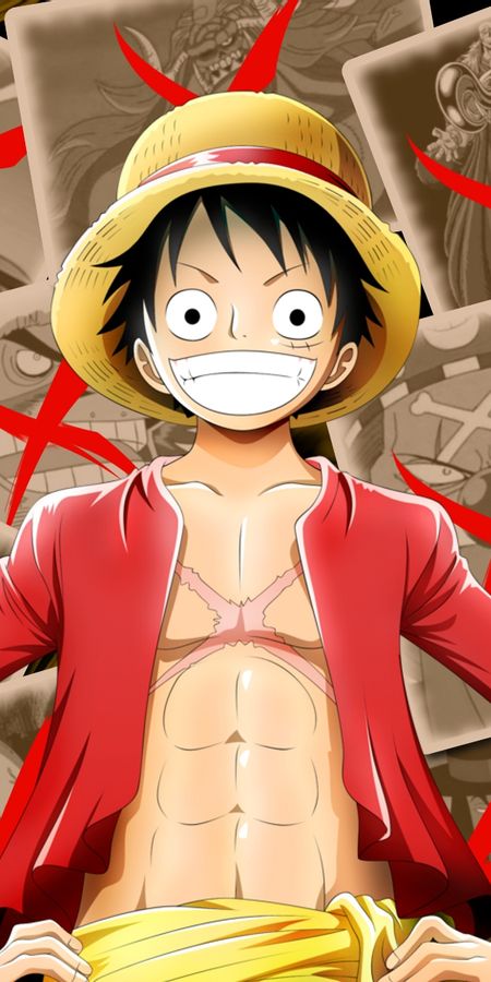 Phone wallpaper: Monkey D Luffy, One Piece, Anime free download