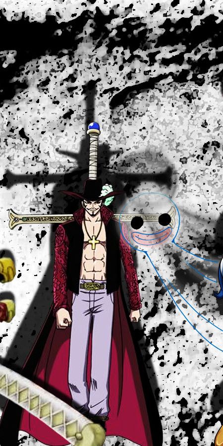 Phone wallpaper: Dracule Mihawk, Roronoa Zoro, One Piece, Anime free download