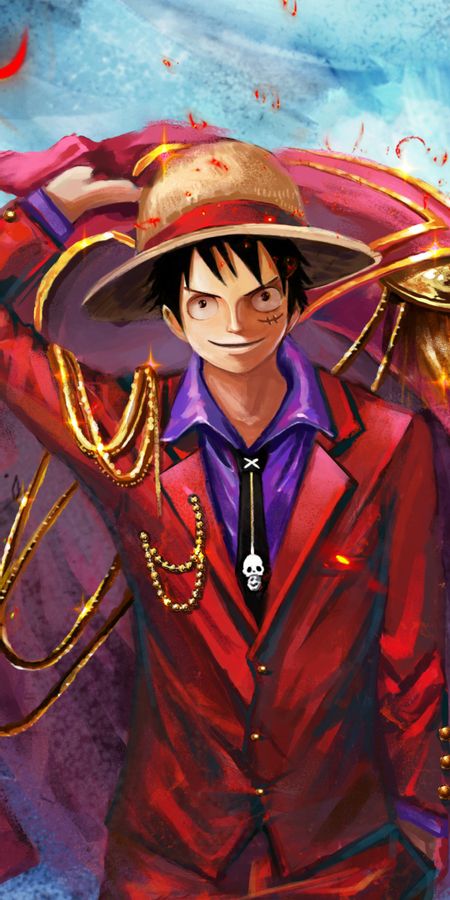 Phone wallpaper: Monkey D Luffy, One Piece, Anime free download