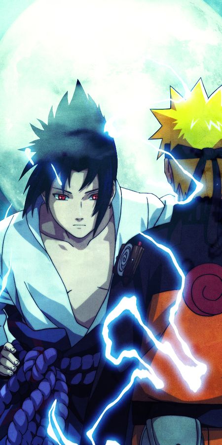 Phone wallpaper: Anime, Naruto, Naruto Uzumaki, Sasuke Uchiha free download