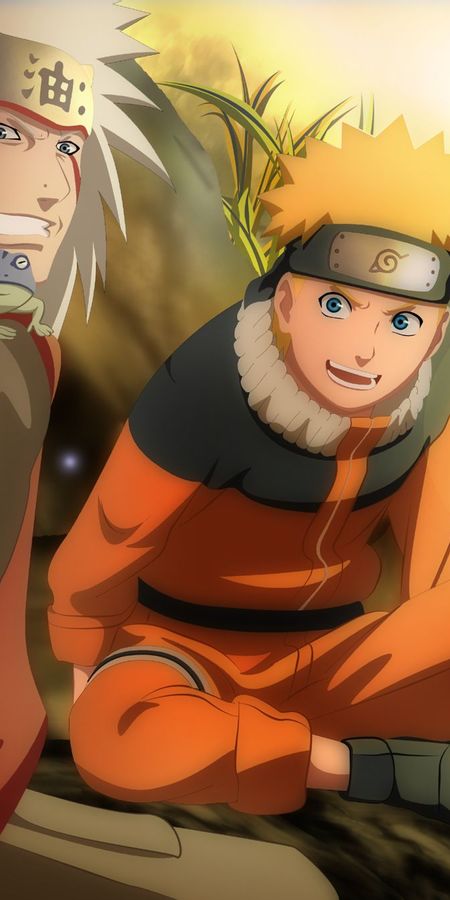 Phone wallpaper: Anime, Naruto, Naruto Uzumaki, Jiraiya (Naruto) free download