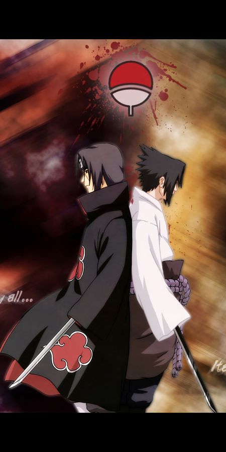 Phone wallpaper: Anime, Naruto, Sasuke Uchiha, Itachi Uchiha free download